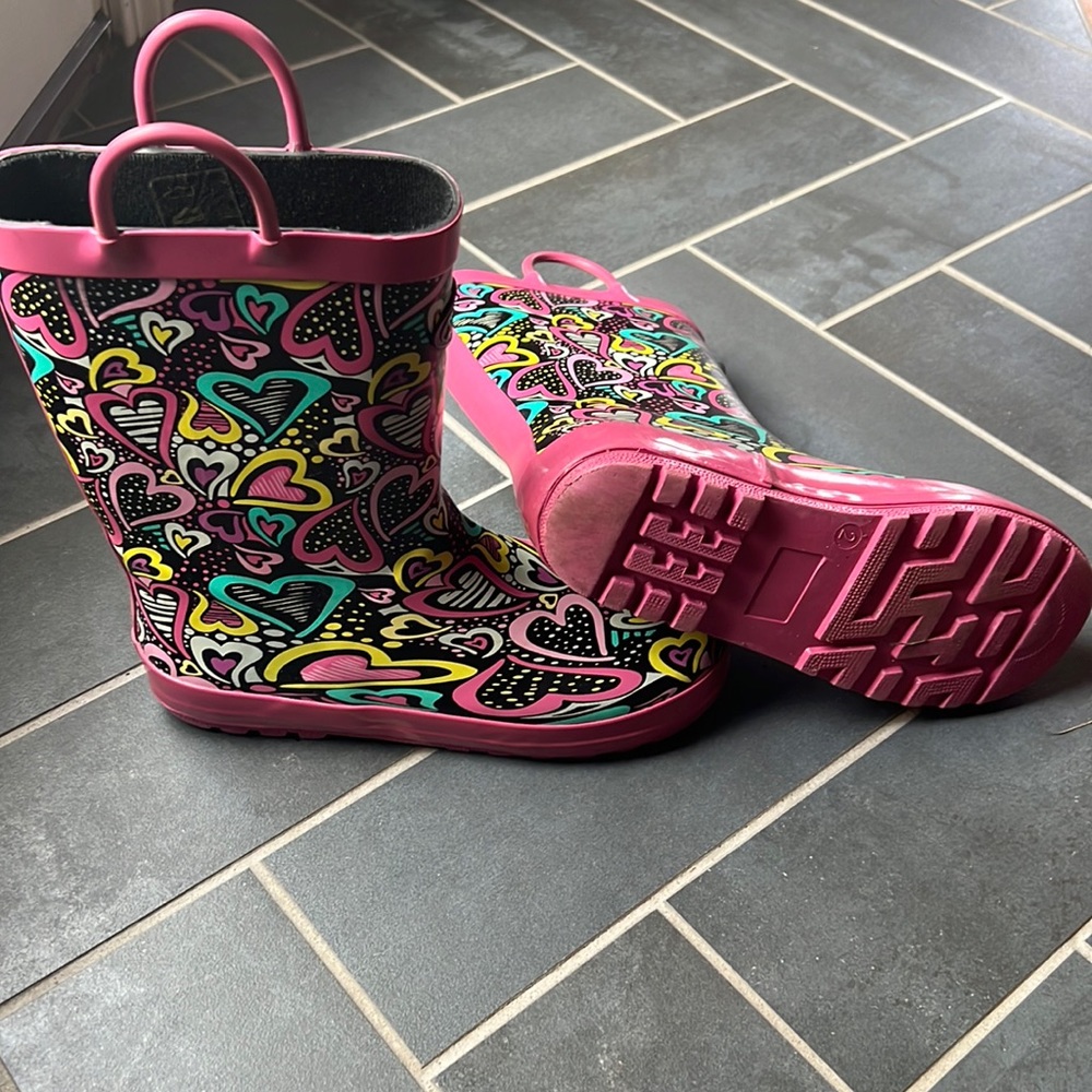 Girls rain boots